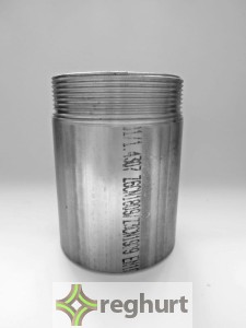 KRÓCIEC NIERDZEWNY 2 1/2"L-100,DN-65 (gwint jednostronny)