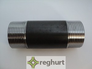 Nypel gwintowany stalowy 6/4˝ L-80 (DN-40)