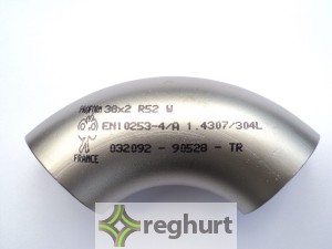 Kolano nierdzewne 38,0x2,0 