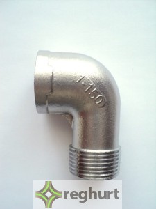 Kolano nierdzewne (gwint w/z) DN-25