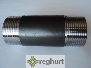 Nypel gwintowany stalowy 6/4˝ L-100 (DN-40)