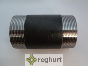 Nypel gwintowany stalowy 2˝ L-80 (DN-50)